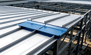 Flashings de transition pour toiture métallique Gambrel sur mesure de 10 pieds |   Profilé de finition en acier robuste de calibre 26 pour toitures de granges, PVDF - Product Image 6