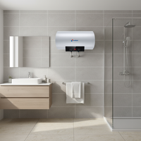 Chauffe-eau solaire électrique 80L certifié éco-parcologique pour usage domestique et VR, à commande manuelle, fabriqué en Chine