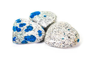 Pierre K2 polie, agate bleue en forme de cœur, faite à la main, cristal, pierre précieuse, amour, guérison spirituelle, Feng Shui, cadeau, ornement pour la maison - Product Image 3