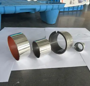 Maintenance Free and Low Coefficient of Friction Reduced Energy Consumption Steel Base and PTFE Self-lubricating Bushing.