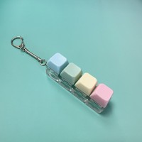 Jouet anti-stress mécanique à touches, double option avec ou sans lumière, logo personnalisé, couleur et emballage personnalisés, cadeau promotionnel sensoriel