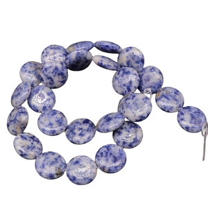 Cristal naturel agate circulaire feuille plate semi-fini bricolage lâche perle chaîne bijoux accessoires - Product Image 4