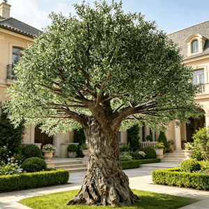 Arbre d'<span class=keywords><strong>olivier</strong></span> artificiel sur mesure 4,5*5,5m, ultra réaliste, amovible et facile à installer, livraison porte-à-porte pour la décoration d'hôtels et <span class=keywords><strong>de</strong></span> cafés design - Product Image 3