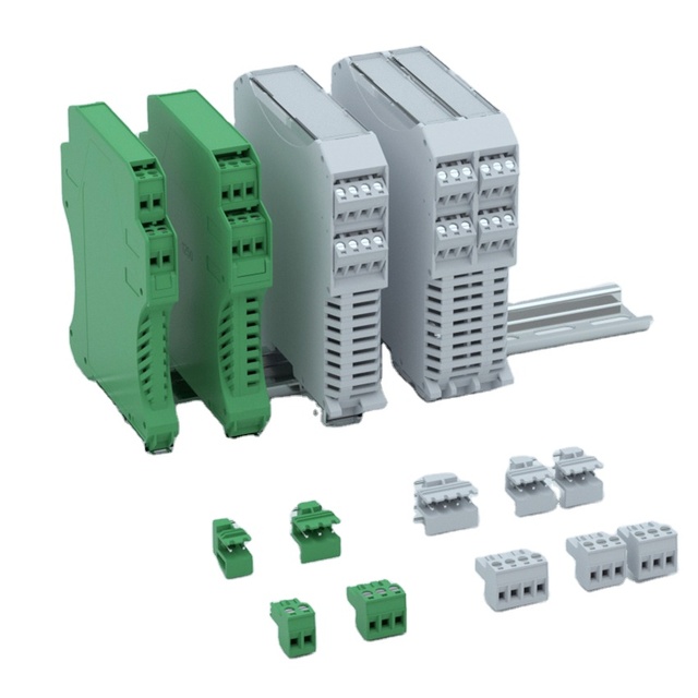 12.5mm 22.5mm 45mm 90mm Din Rail Mountable Modular Pcb Enclosure Control Boxes Plastic Box