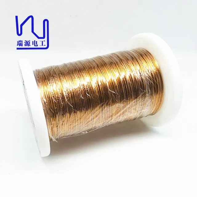 HF 0,1mm * 200 Kupfer Mylar Taped Recta ngle Flat Litz Wire für Transformator