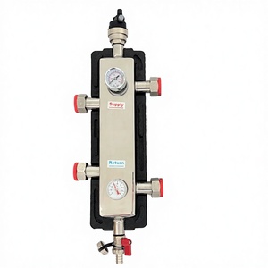 Raccord mural carré en acier inoxydable pour chaudière, réservoir <span class=keywords><strong>de</strong></span> mélange et <span class=keywords><strong>chauffage</strong></span> au sol, usage domestique moderne - Product Image 2