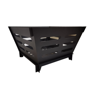 Cesto per Falò Quadrato Personalizzato con Struttura KD per Picnic e Feste, per Bruciare <span class=keywords><strong>Legna</strong></span> - Product Image 1