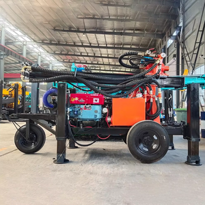 Foreuse rotative diesel CS130B pour forage de puits d'eau, profondeur maximale de 130 m, diamètre de forage de 140 à 325 mm, moteur principal, pompe, roulement - Product Image 2