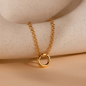 Breloques DIY anti-ternissement et étanches, plaquées or PVD 18 carats, en acier inoxydable 316L, pendentifs perles pour la fabrication de bijoux, vente en gros - Product Image 5