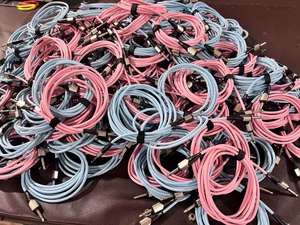 สายสัญญาณเสียงแบบขายส่ง ขนาด 6.35 มม. แบบตัวผู้ต่อตัวผู้ สายกีตาร์ ปลั๊กเสียงโมโน สายเครื่องดนตรี - Product Image 4