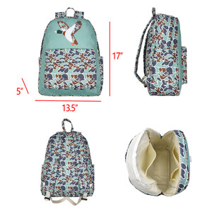Borsa a tracolla per bambini caccia alle anatre domestiche Camo <span class=keywords><strong>verde</strong></span> per ragazzi e ragazze <span class=keywords><strong>zaino</strong></span> da scuola Casual Argyle da viaggio - Product Image 5