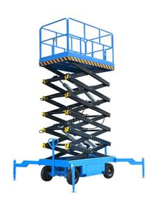 Elevador Hidráulico de Tijera Portátil Uni-Silent SJY0.5-18, Elevador Eléctrico con Brazo Telescópico para Uso Doméstico/Comercial, Elevación de 20 m - Product Image 2