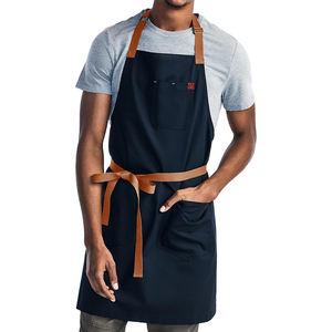 DUOLAI <span class=keywords><strong>Tablier</strong></span> <span class=keywords><strong>de</strong></span> chef <span class=keywords><strong>professionnel</strong></span> avec poches Tabliers <span class=keywords><strong>de</strong></span> <span class=keywords><strong>cuisine</strong></span> pour hommes femmes 12oz 100% toile <span class=keywords><strong>de</strong></span> coton - Product Image 1