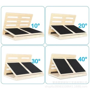 Tabla de estiramiento de madera transfronteriza, pedal inclinado, estirador de pantorrillas, tabla inclinada para estar de pie, estirador de piernas, yoga - Product Image 3