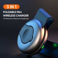 Chargeur sans fil magnétique pliable 3 en 1 15 W pour produits Apple, station de charge rapide pour montre, écouteurs