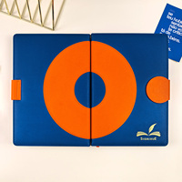 Journal Cahier à couverture rigide Livre en cuir PU A5 Cahier avec impression personnalisée Cahier d'affaires avec accessoires