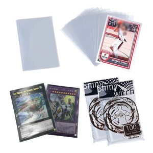 100-600 pièces Protège-<span class=keywords><strong>cartes</strong></span> transparents 65*90mm pour <span class=keywords><strong>cartes</strong></span> Magic, Killers of Three Kingdom, <span class=keywords><strong>cartes</strong></span> <span class=keywords><strong>de</strong></span> footballeurs, jeux <span class=keywords><strong>de</strong></span> société GYH - Product Image 1