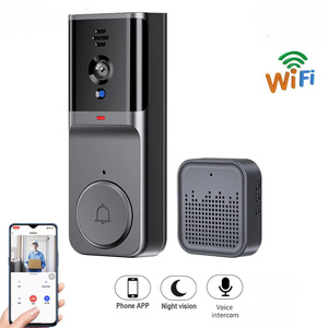 กล้องออดอัจฉริยะ Tuya WIFI 480P รุ่นใหม่ล่าสุด พร้อมอินฟราเรดมองเห็นในเวลากลางคืน เสียงสองทาง จัดเก็บข้อมูลบนคลาวด์ฟรีตลอดชีพ ปลุกผ่านเสียงดัง พร้อมเสียง Dingdang - Product Image 4