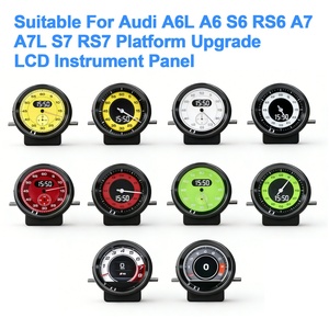 Navihua New Arrival LCD Clock Panel <b>for</b> Audi A6L A6 S6 RS6 A7 A7L S7 RS7 <b>Car</b> Dashboard Console Gauge - Product Image 1