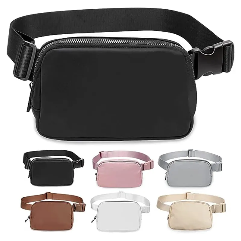 Thời Trang Phụ Nữ Giản Dị Crossbody Ngực Túi Du Lịch Thể Thao Chạy Vành Đai Thắt Lưng Túi Tùy Chỉnh Nylon Fanny Gói