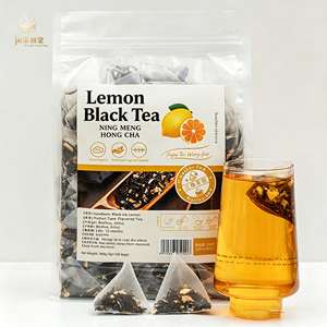 Thé noir au citron en sachets triangulaires 300g (3g*100 sachets) Saveur citron naturelle Thé noir en vrac pour hôtel, café, usine, vente directe OEM - Product Image 5