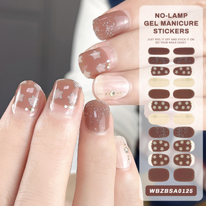 <span class=keywords><strong>Adesivi</strong></span> <span class=keywords><strong>per</strong></span> <span class=keywords><strong>Unghie</strong></span> con Effetto Gel Senza Lampada UV, 22 Pezzi, Design Glitterato a Stelle, Alta Qualità, Prezzo Conveniente - Product Image 6