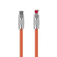 Vente en gros 1m 2m silicone souple Type usb c mâle vers usb c câble mâle avec indicateur LED connecteur en alliage de Zinc 60W 480Mbps