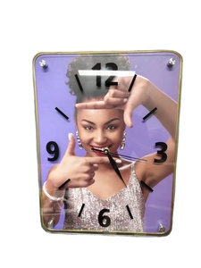 Horloge Murale Personnalisée Nouveaux Styles Mode Moderne en Acrylique et Cristal, Cadre Photo <span class=keywords><strong>Mural</strong></span>, Horloge Murale Portrait - Product Image 2