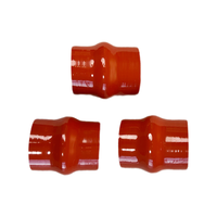 Tuyau en silicone sur mesure renforcé d'aramide pour échappement, avec soufflet turbo, simple ou double soufflet en caoutchouc silicone