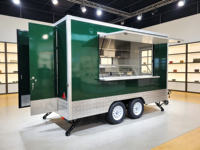 Camion de restauration mobile multifonctionnel de haute qualité, remorque pour pizza, glaces, en-cas, hot-dogs, stations de restauration rapide, en acier inoxydable