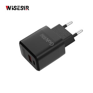 Chargeur USB C WISESIR 30W avec prise UK US EU pour <span class=keywords><strong>iPhone</strong></span> 15 14 <span class=keywords><strong>13</strong></span> <span class=keywords><strong>Pro</strong></span> <span class=keywords><strong>Max</strong></span> Samsung S23 Ultra Adaptateur de charge rapide - Product Image 2