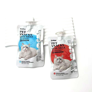 Snacks para Mascotas, Comida Húmeda para Gatos en Bolsa de 100g, Varios Sabores, Bolsa de Golosinas para Mascotas, Bolsa para Gatos, Salsa <span class=keywords><strong>Gulu</strong></span> - Product Image 6