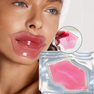 OEM/ODM 20 PACK <span class=keywords><strong>Masque</strong></span> pour les lèvres en cristal de collagène rose Baume repulpant Gel hydratant Masques pour les lèvres Améliore les lèvres sèches, <span class=keywords><strong>Masque</strong></span> pour les lèvres en hydrogel - Product Image 1