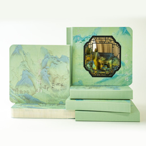 Tùy Chỉnh Cổ Tranh 3D Khắc Máy Tính Xách Tay Sáng Tạo <span class=keywords><strong>Mini</strong></span> Nhật Ký Cho Sinh Viên Văn Hóa Sáng Tạo Món Quà Ý Tưởng - Product Image 1