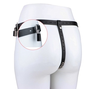 AS-064 Cage de chasteté masculine en silicone avec couvre-pénis réaliste, harnais de retenue pour pénis, verrouillage CB, jouet sexuel portable pour homme gay - Product Image 5