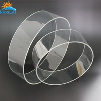Clear Rci Acrylic Drums Lucite Acrylic Drum Shield Dw Acrylic Drum Shell Set avec chanfrein à 45 degrés Bearing Edge aux deux extrémités