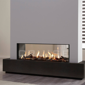 CRUISE intelligente Gas naturale/Gas liquefatto combustibile 1219x380x720mm doppio lato trasparente per vedere il camino a Gas montato sulla parete del <span class=keywords><strong>fuoco</strong></span> - Product Image 1