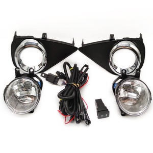 Faros Antiniebla LED DRL para <span class=keywords><strong>Toyota</strong></span> <span class=keywords><strong>Yaris</strong></span> 2014 2015 <span class=keywords><strong>2016</strong></span> 2017 Versión Estadounidense, Luces de Circulación Diurna, Ojos de Ángel Halógenos para Parachoques Delantero - Product Image 1