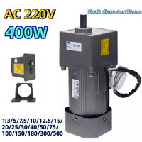 Controlador de Motor de Reducción de Velocidad Monofásico Reversible de 400w AC 220v, Venta al Por Mayor