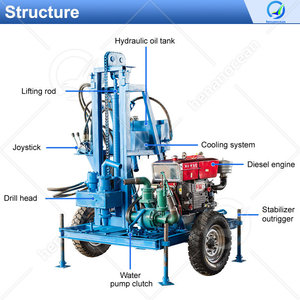 Máquina Perforadora Hidráulica para Pozos Pequeños OCEAN, Equipo de Perforación para Pozos de Agua Subterránea - Product Image 2