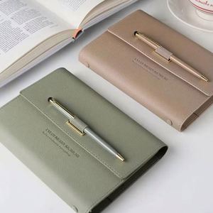 Cuaderno de Cuero de Alta Gama con Tapa Dura y Logotipo Personalizado, Libreta/Diario de Hojas Sueltas de Gran Valor, Regalo Empresarial - Product Image 1