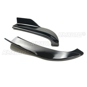 Para Jeep Grand Cherokee SRT SRT8 WK2 2011-2022, un par de protectores laterales del parachoques trasero, difusores, alerones, labio de alerón, negro brillante - Product Image 2