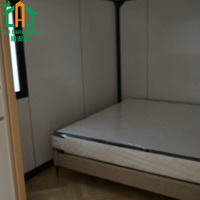 Maison conteneur extensible de 40 pieds, 3 chambres, 1 salon, bureau mobile, villas modulaires temporaires en acier