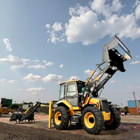 Usine Vente en gros Broyeur  souche Chargeur Mini roue avant Cargador 4 en 1 Seau Skid Steer Chargeuse sur chenilles avec dents