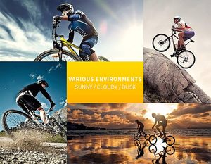 New TR90 Integrated <b>Large</b> <b>Frame</b> Sunglasses Outdoor Sports Cycling Square <b>Frame</b> Polarized Sunglasses - Product Image 3
