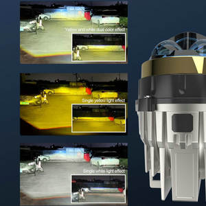 Faros Antiniebla de Proyector de 3 Pulgadas y 3 Colores Personalizables para <span class=keywords><strong>Golf</strong></span> 6, Hilux <span class=keywords><strong>Vigo</strong></span>, Infiniti G37, VW <span class=keywords><strong>Golf</strong></span> 6, BMW G30, Nissan Tiida - Product Image 2