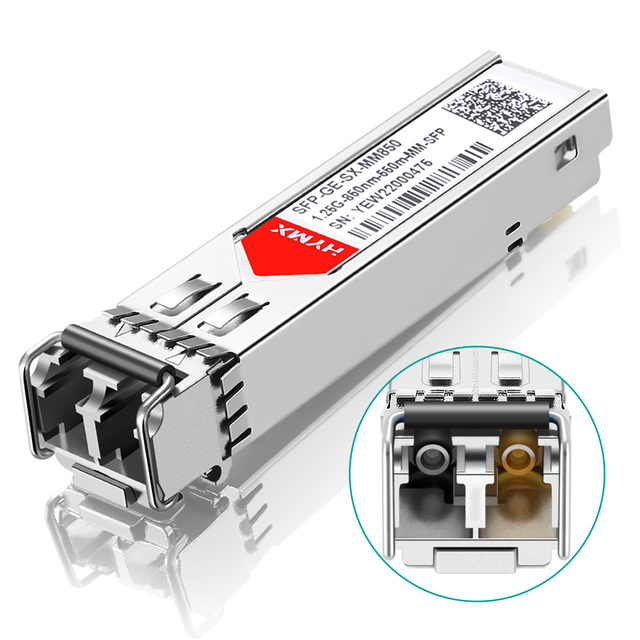 HYMX Sfp-GE-SX-MM850 Compatible Multimode Optic Transceiver MMF 850nm 1.25G SFP Ethernet Module 550m