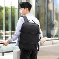 Mochila de Negocios de Nailon Expandible, Impermeable, con Carga USB, Diseño Ergonómico y Múltiples Compartimentos, Personalizable con Logotipo OEM/ODM