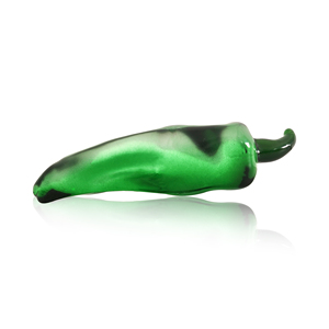 Dijes vegetales <span class=keywords><strong>Cristal</strong></span> Pimienta <span class=keywords><strong>verde</strong></span> Decoración para el hogar <span class=keywords><strong>Cristal</strong></span> Chili Figuritas Vidrio Pimienta Pisapapeles - Product Image 4