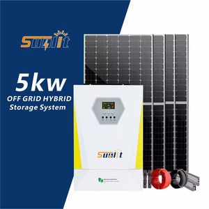 Système solaire hors réseau à haute efficacité, ensemble complet de 5 kW, système d'énergie solaire pour la maison, ensemble complet hors réseau, Sunlit5kw Inve - Product Image 3